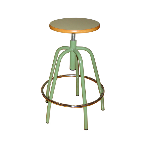 Taburete laboratorio Verde MEC