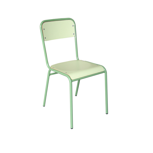 Silla aula reforzada Verde MEC